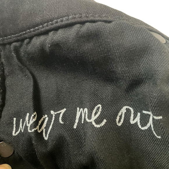 GRLFRND Joan Crop Flare Jeans in the Color Black Magic Woman - Picture 12 of 14